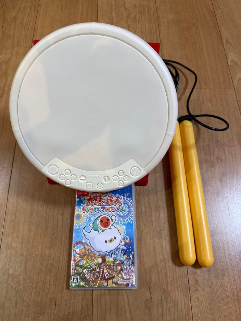 Switch 太鼓の達人 ドンダフルフェスティバル　太鼓とバチセット