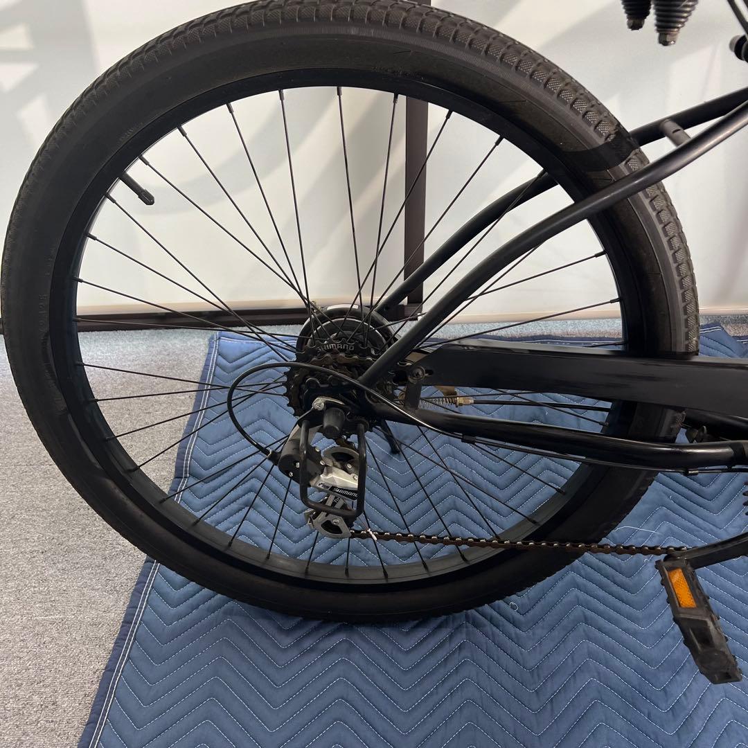 ビーチクルーザー　自転車　マットブラック