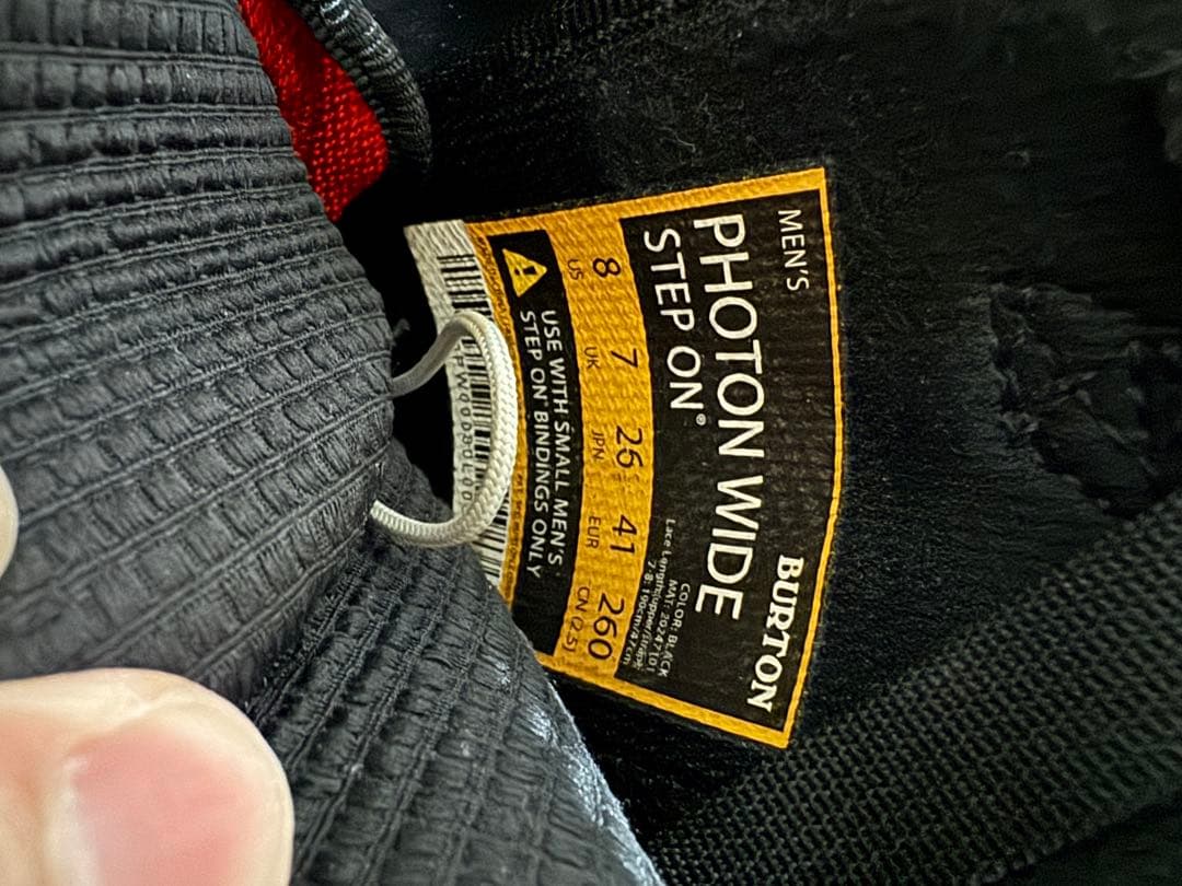 BURTON PHOTON WIDE STEP ON 26.0cm ブーツ