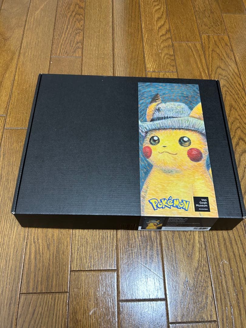 【購入レシート有】ゴッホ ピカチュウ キャンバス　黒木枠　鑑定書・レシート付