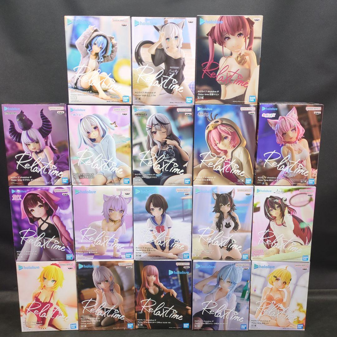 博衣こより　ラプラス　宝鐘マリン　白上フブキ　他　リラックスタイム　フィギュア②