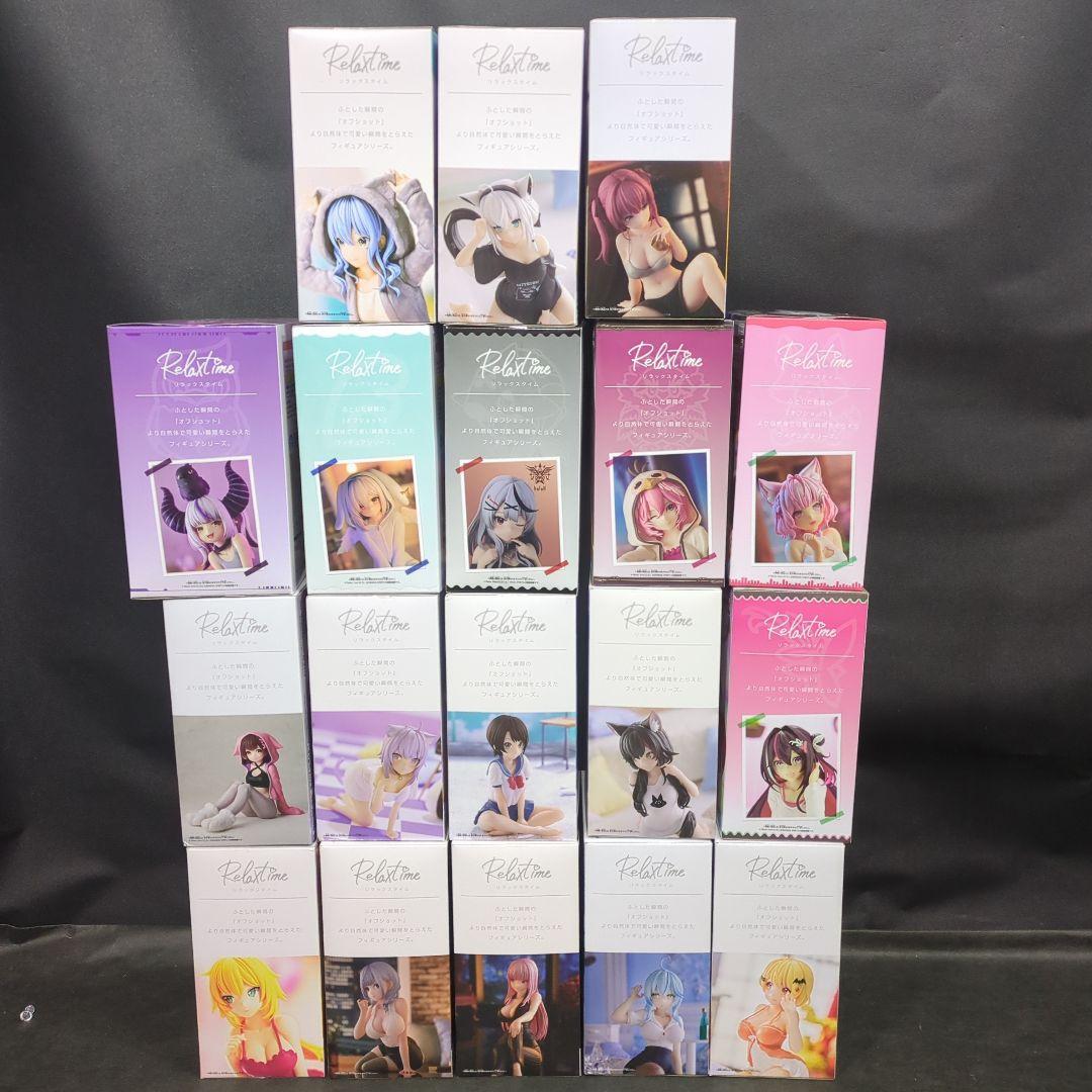 博衣こより　ラプラス　宝鐘マリン　白上フブキ　他　リラックスタイム　フィギュア②