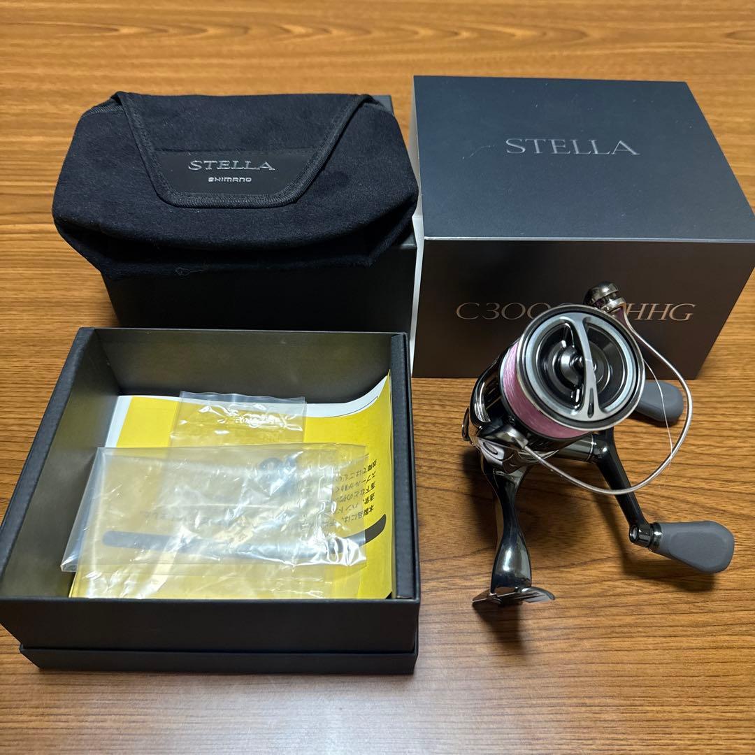 【美品】シマノ 22ステラ C3000SDHHG スピニングリール