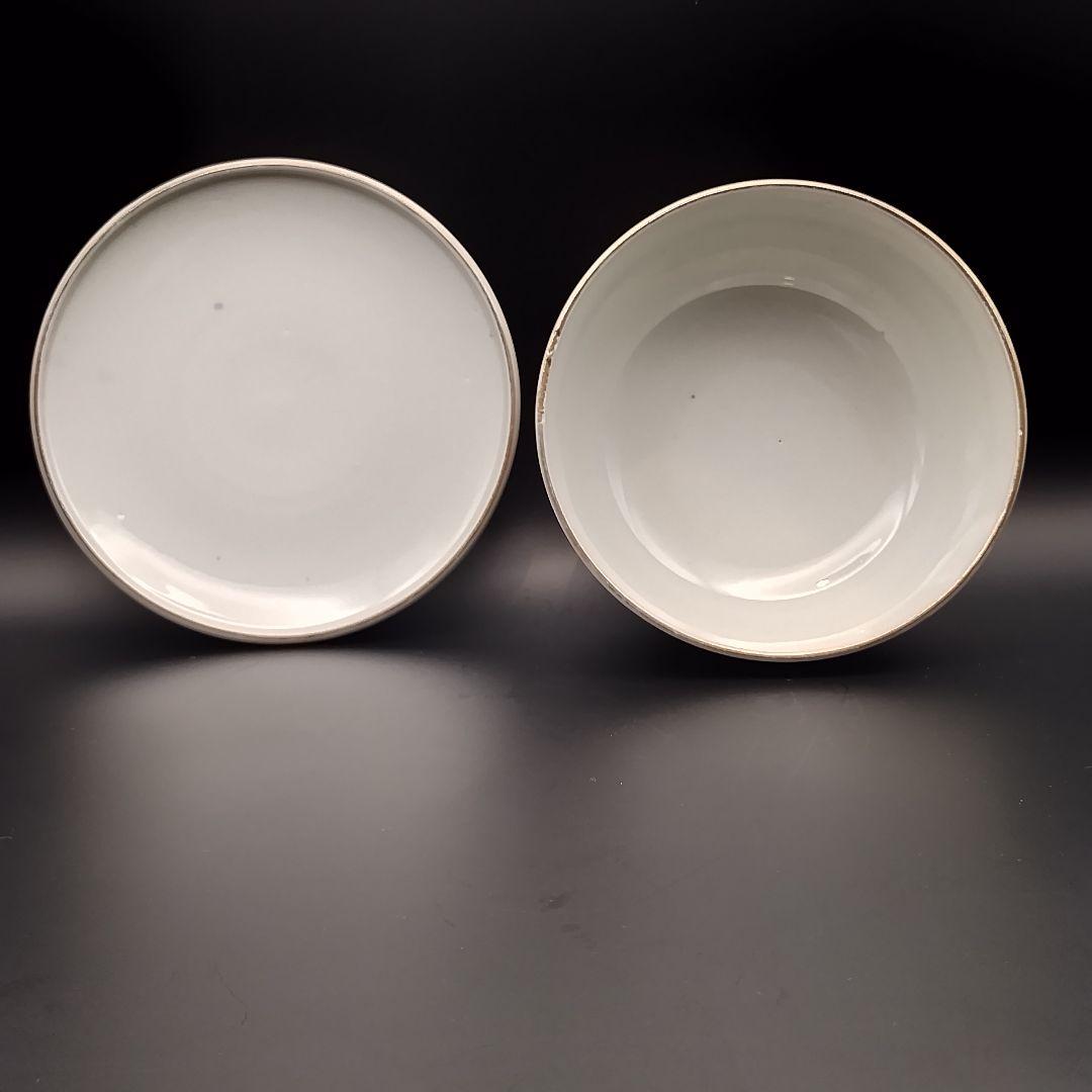 錦手　蓋付き茶碗　5客　古伊万里　伊万里焼　旧家蔵出し　希少