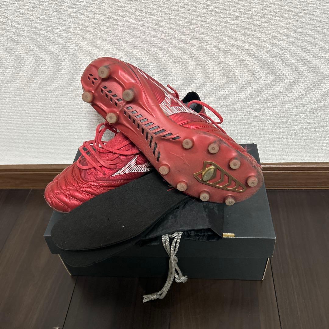 モレリア赤色40周年　インソール付き26センチ