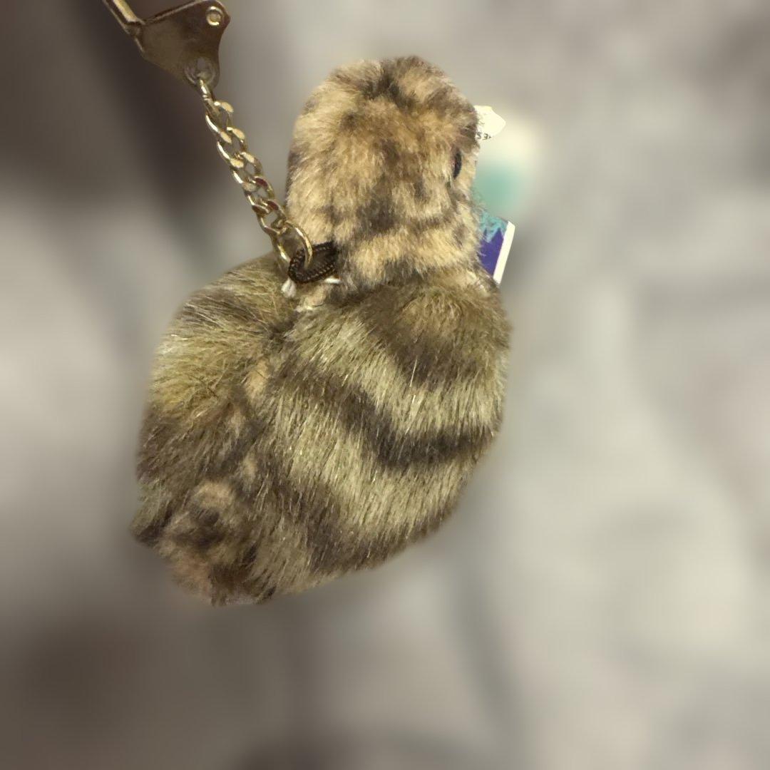希少　タグ付　雷鳥のふる里 ぬいぐるみキーホルダー　レトロ