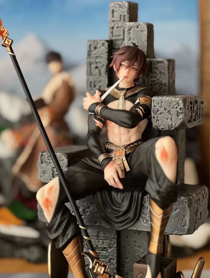 原神 鍾離 钟离 REDstoneフィギュアガレージキット ガレキ スタチュー