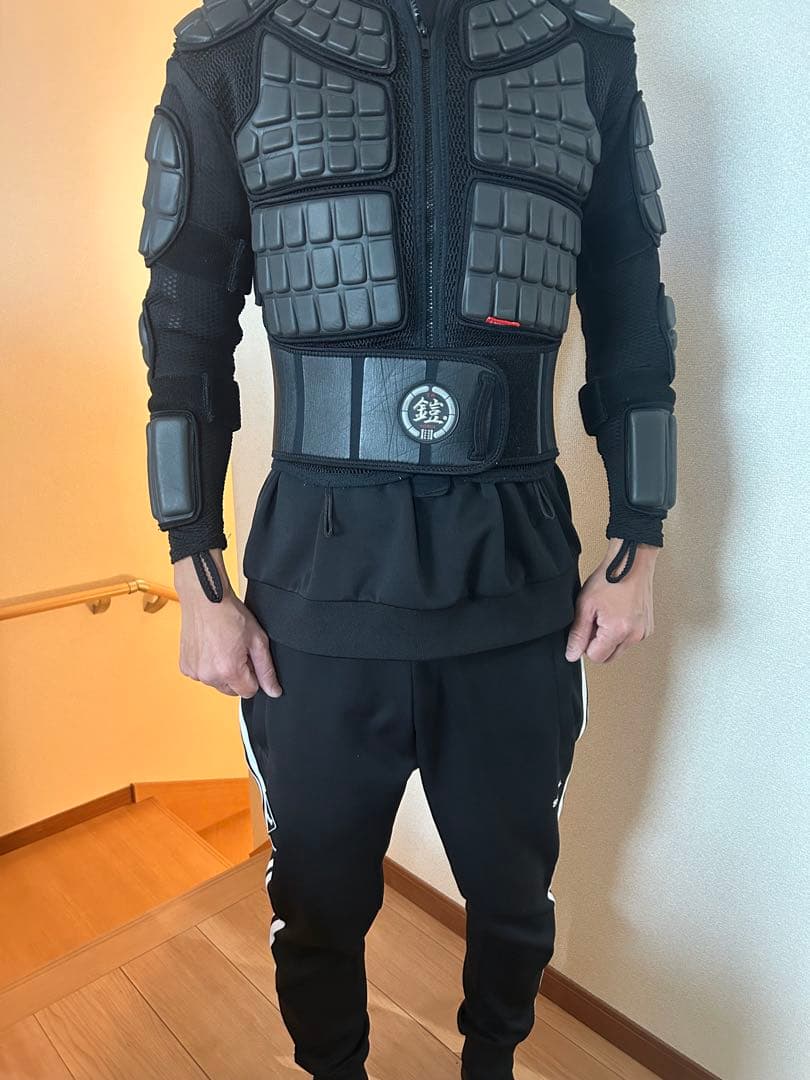 カッコいい！！鎧武者　プロテクター　Mサイズ　美品　保存袋付き
