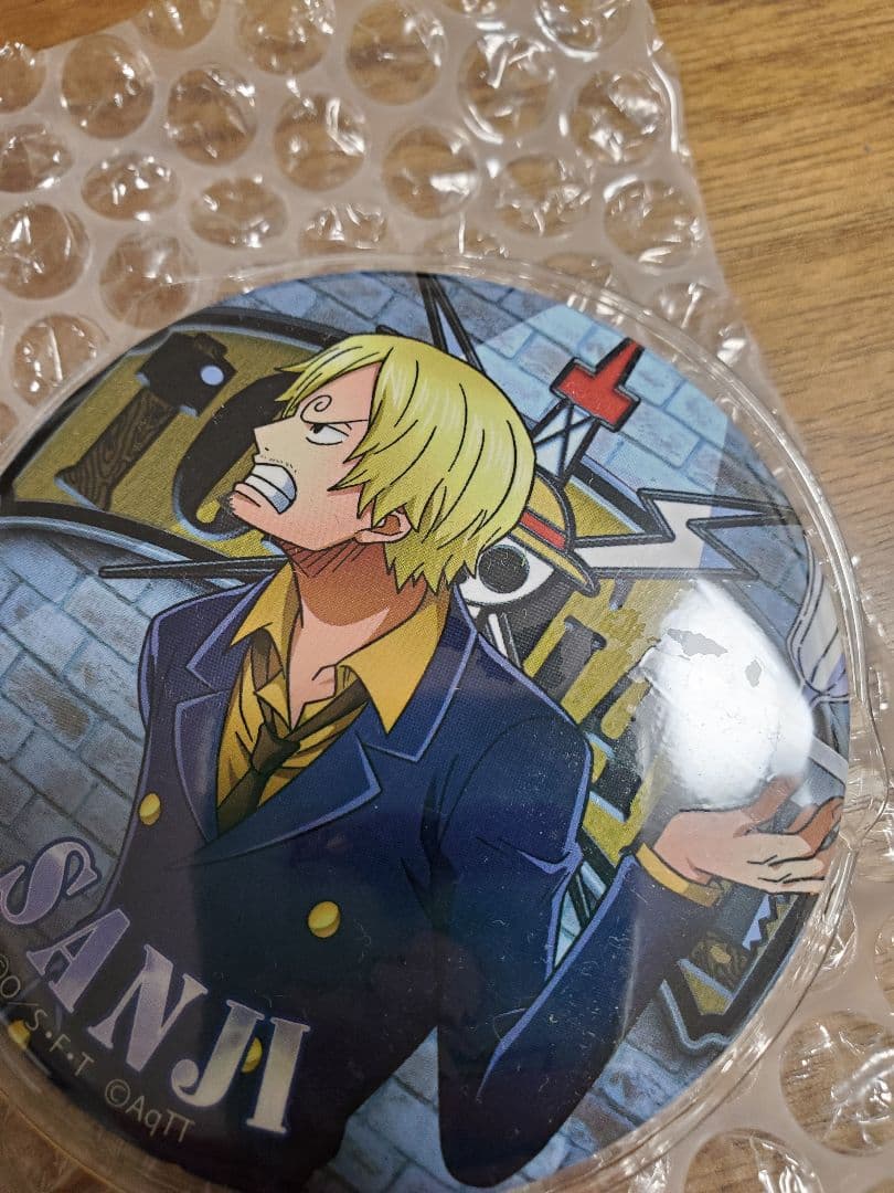 アニメワンピース ゾロ サンジ 缶バッジ 3個まとめ売り
