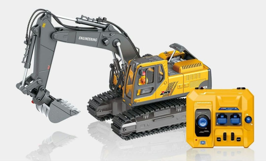 希少 リアル再現 本格仕様 スケールパワーショベル重機リモコン実機同じ操作可能