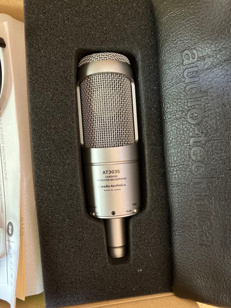 【新品未使用】　audio-technica AT3035 コンデンサーマイク