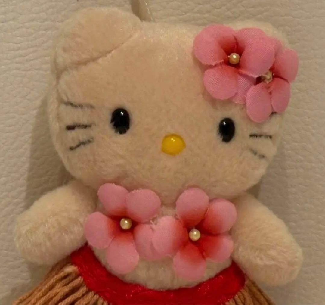 ハローキティ フラ アロハ　ハワイアン マスコット 新品 2000年