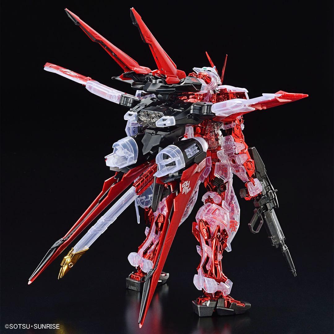 MG 1/100ガンダムアストレイレッドフレーム フライトユニットメッキフレーム