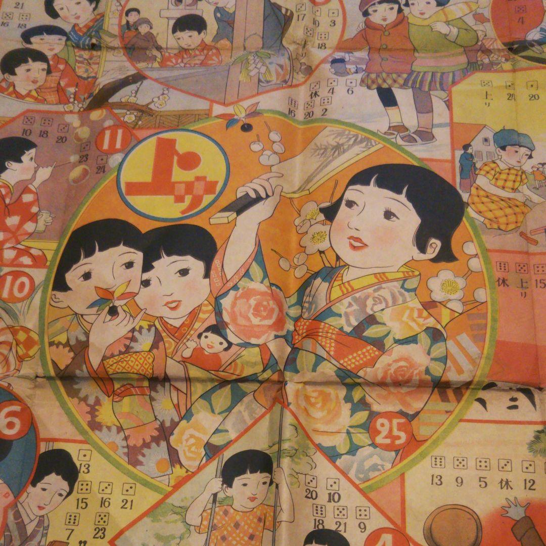 戦前？右読みレトロすごろく