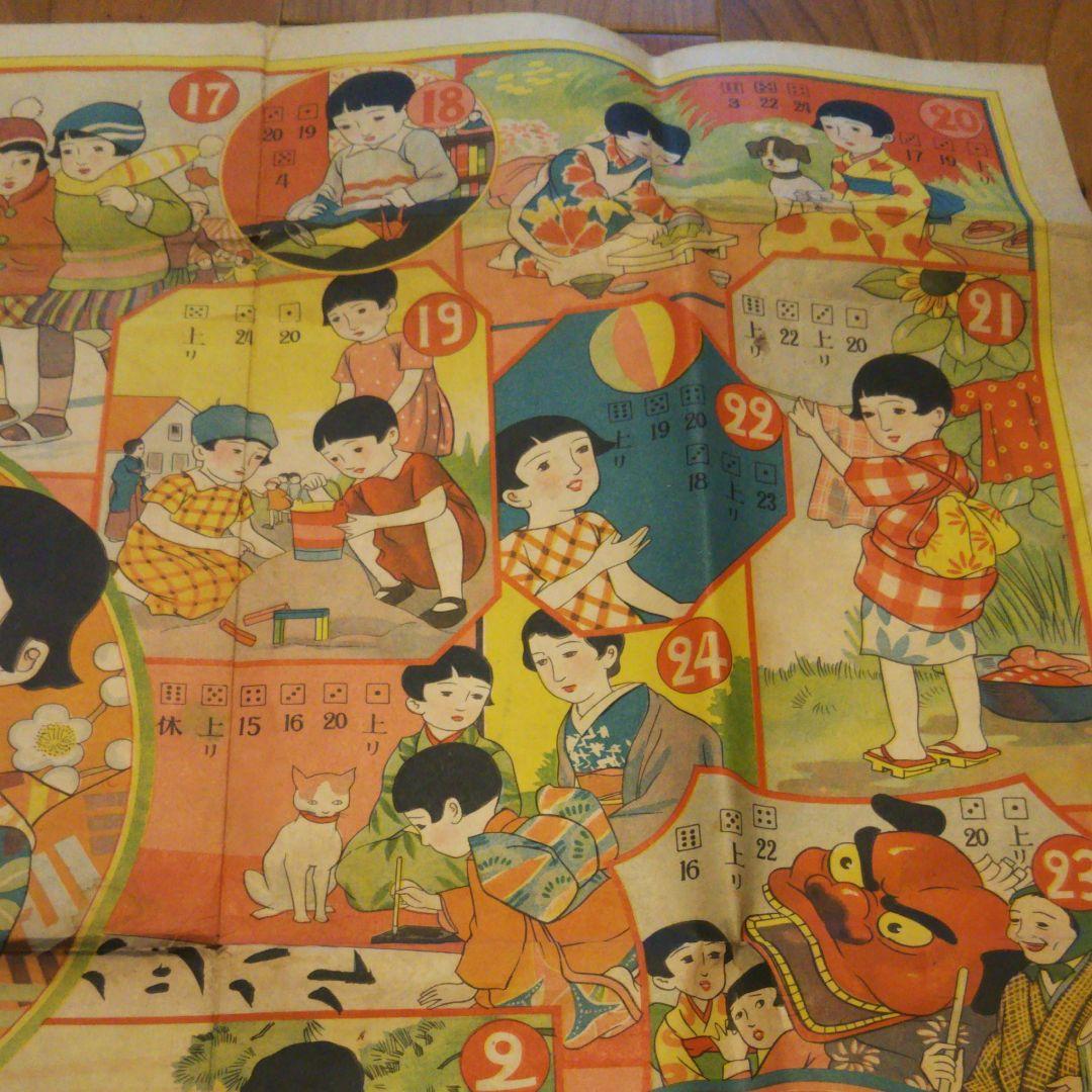 戦前？右読みレトロすごろく