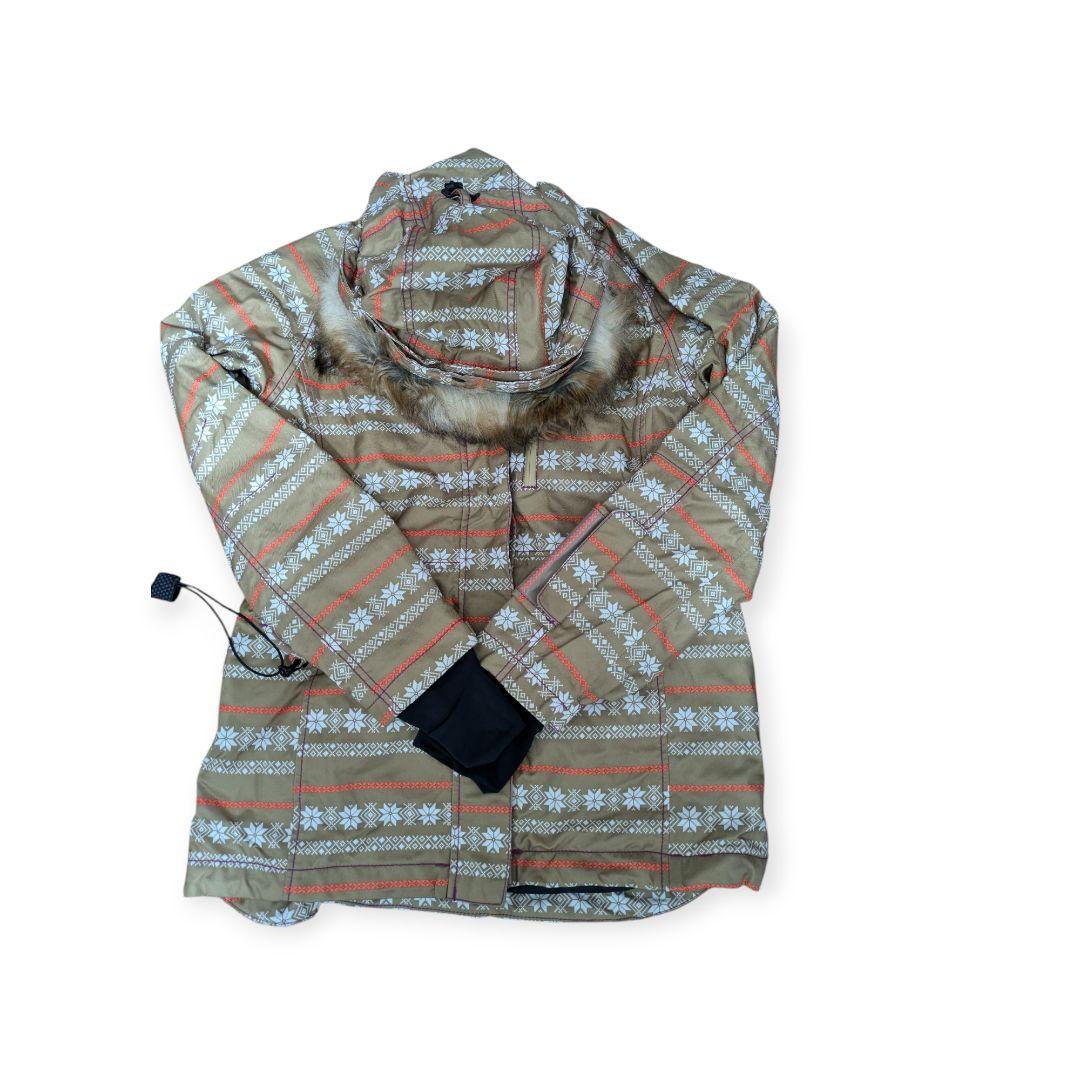 美品　レディース　スキーウェア　上下セット　コロンビア　М(日本のL)　ベージュ