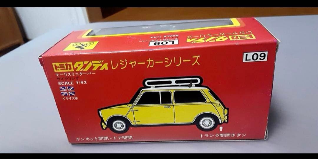 トミカダンディ　ミニクーパーサイクリング　Ｌ09 1/43