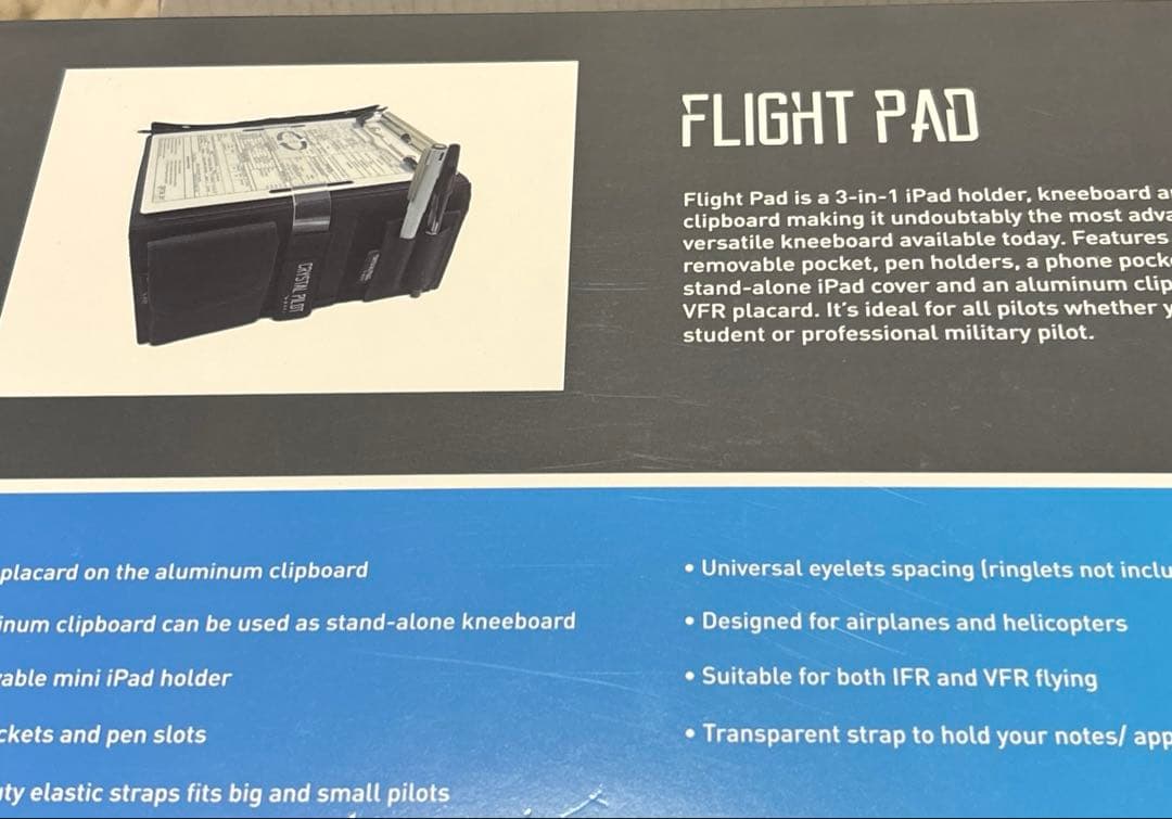 【Crystal Pilot】ニーボード iPad mini6専用 パイロット用
