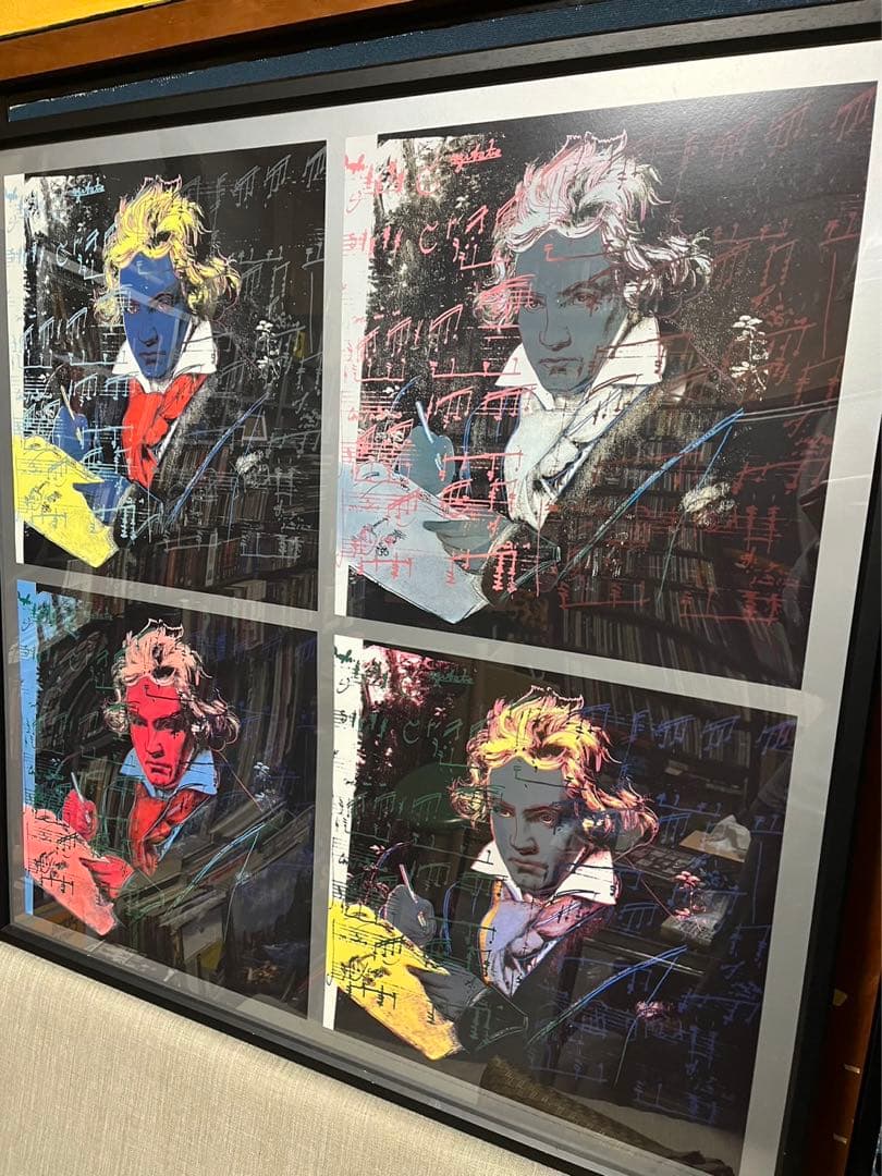 希少　Andy Warhol アンディウォーホル ポスター　ベートーベン
