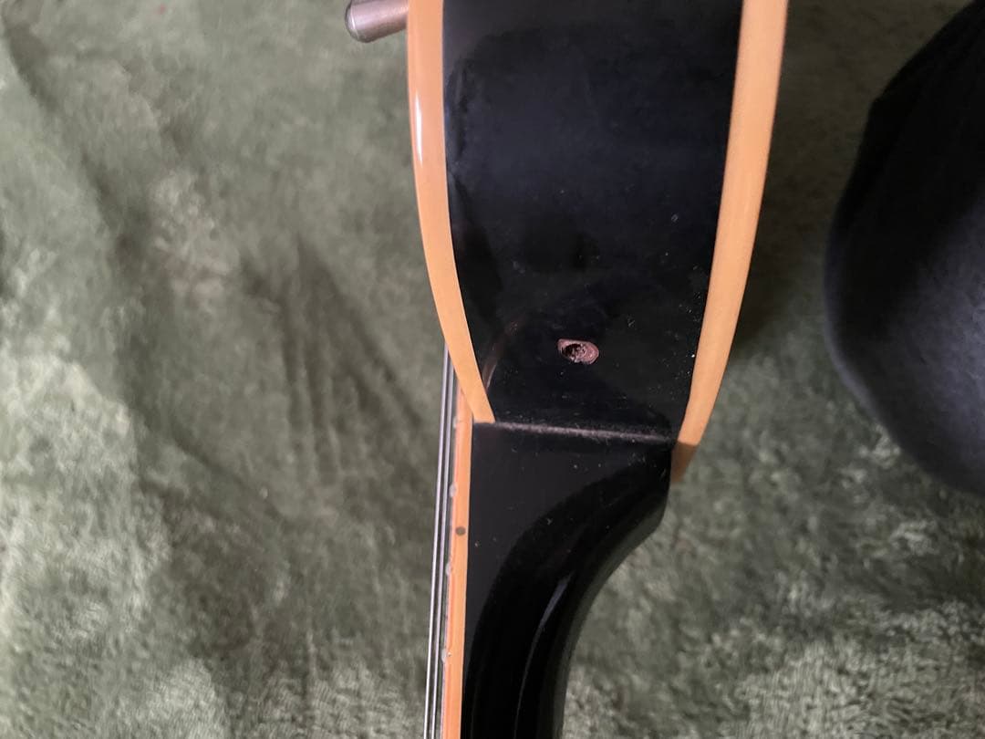 ジャンクGreco レスポールカスタムエレキギター ブラック