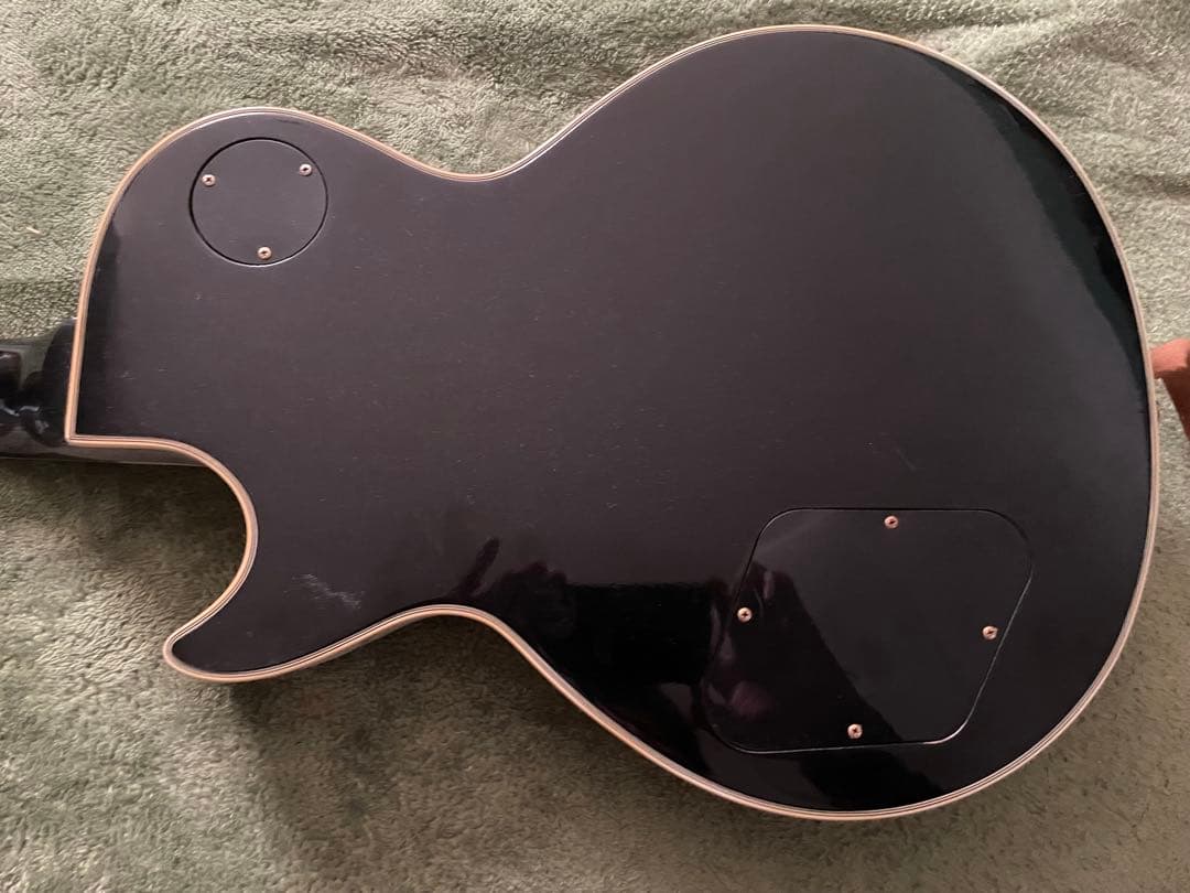ジャンクGreco レスポールカスタムエレキギター ブラック