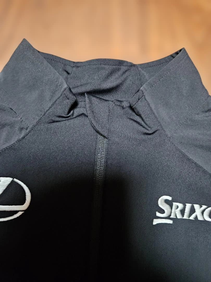 松山選手モデルSrixonカラーブロックハーフジップアップジャケットsizeXL