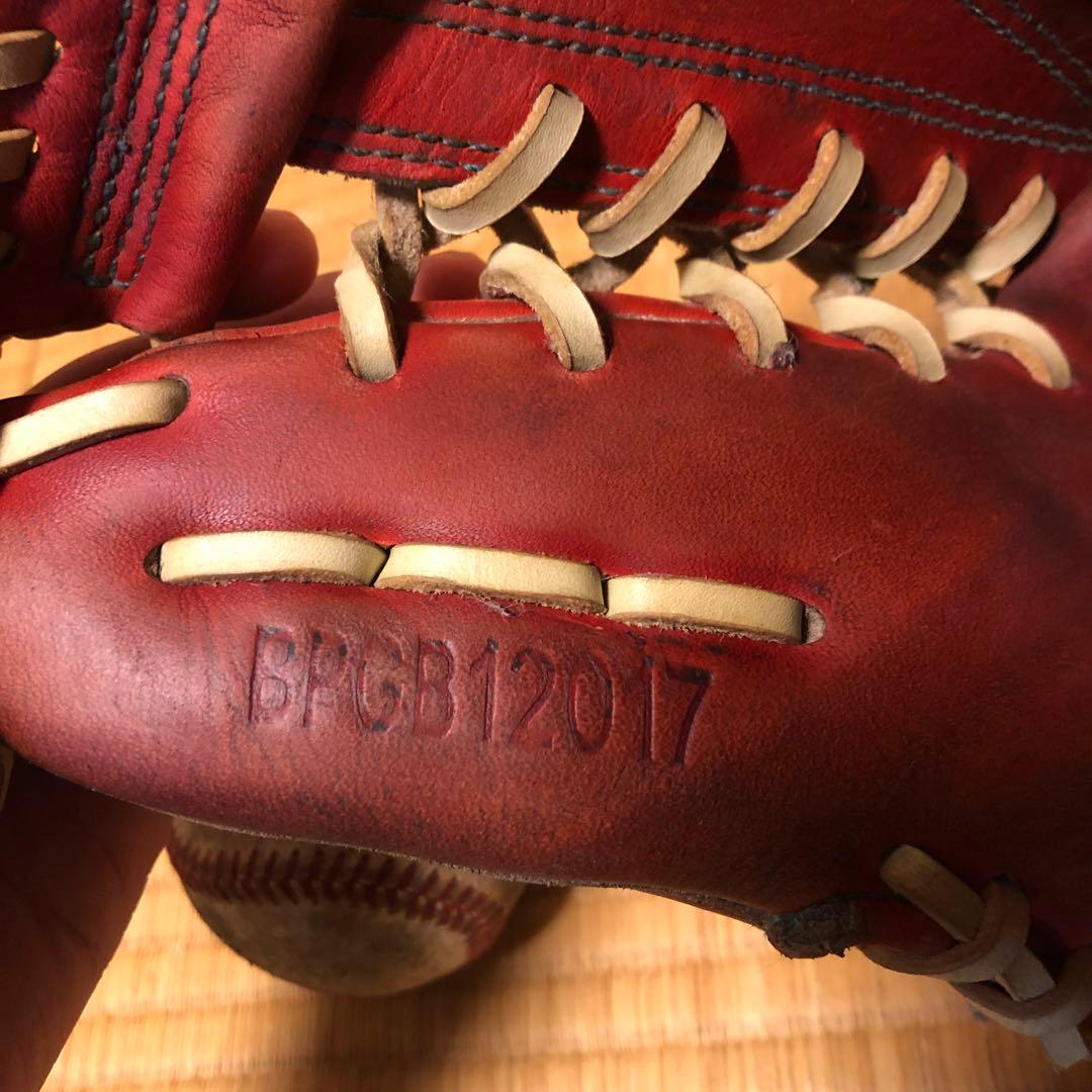 ダ*ン様 ゼット　硬式グローブ　ネオステイタス外野手用 紐交換み
