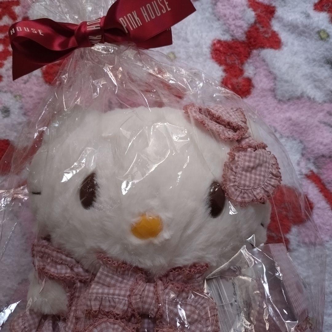 ♡ピンクハウス　ハローキティ　ぬいぐるみ♡ピンク ギンガム