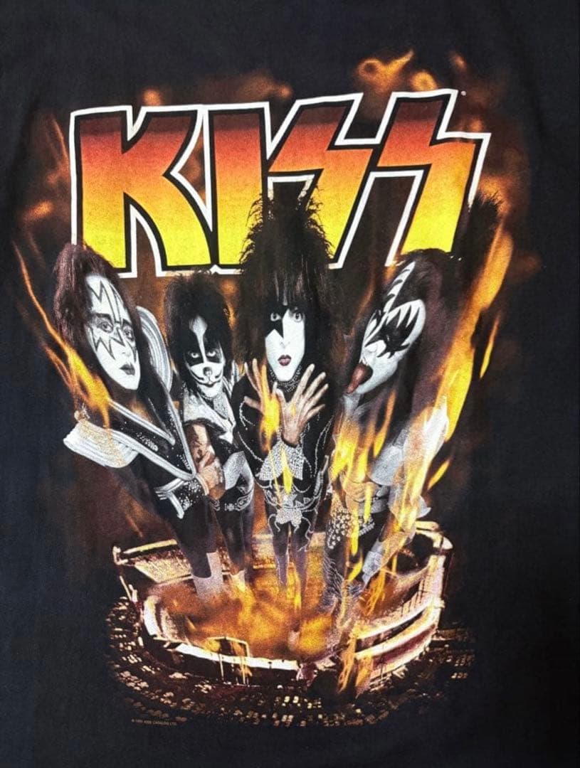 レア！KISS ツアーTシャツ L