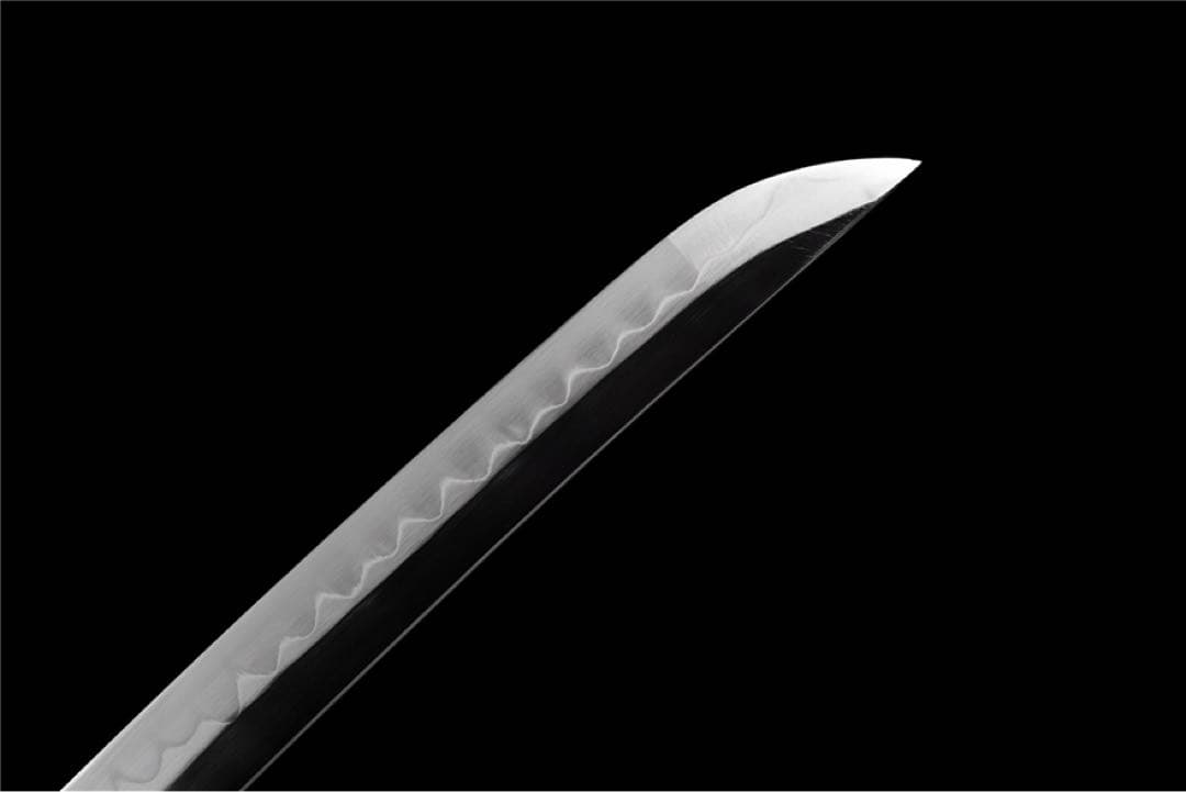 T 10焼刃釘字紋三色研武士刀『鬼泣5閻魔刀』 居合刀 斬馬刀 龍泉剣