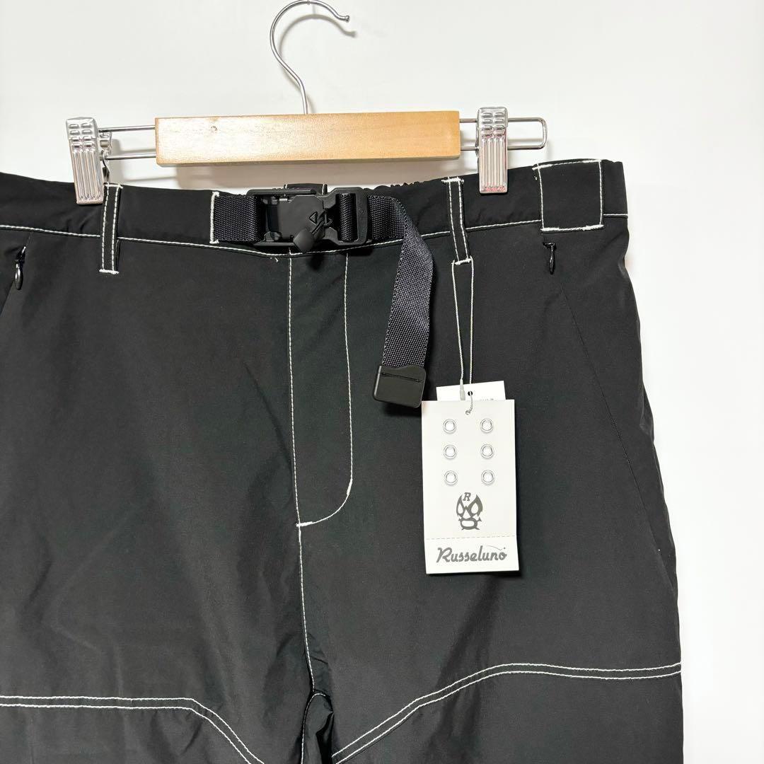 新品 ラッセルノ ゴルフ ウィンド ストップ ロング パンツ ブラック XL 6
