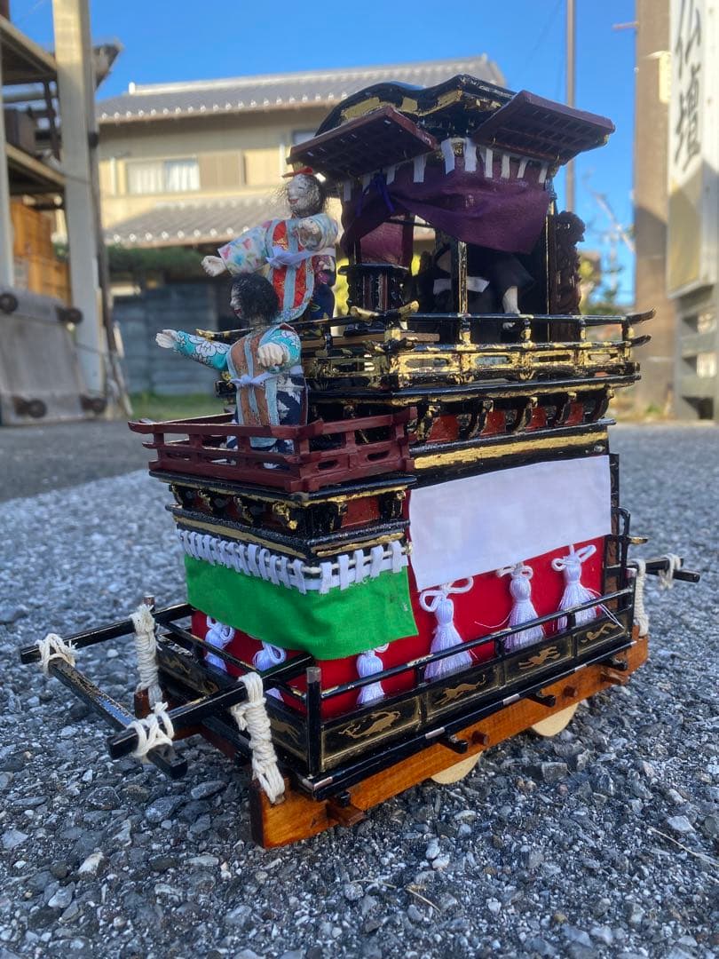 1/20山車ミニチュア 大垣まつり軕　布袋（ほてい）軕