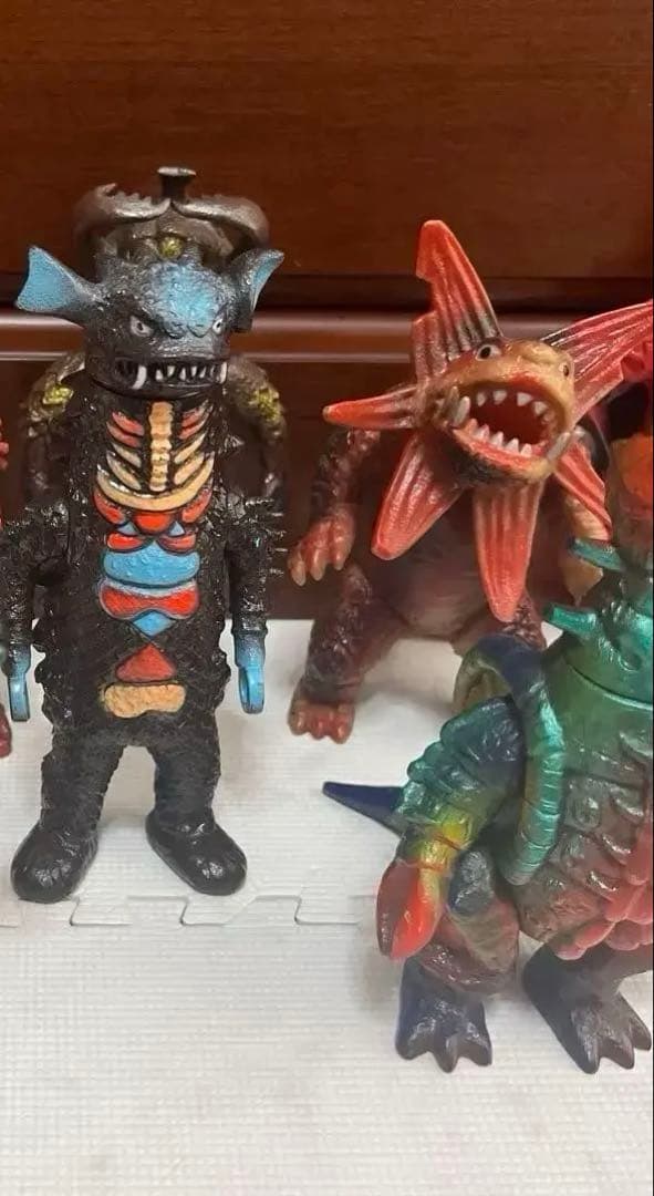 ポピー怪獣足製8体ソフビ