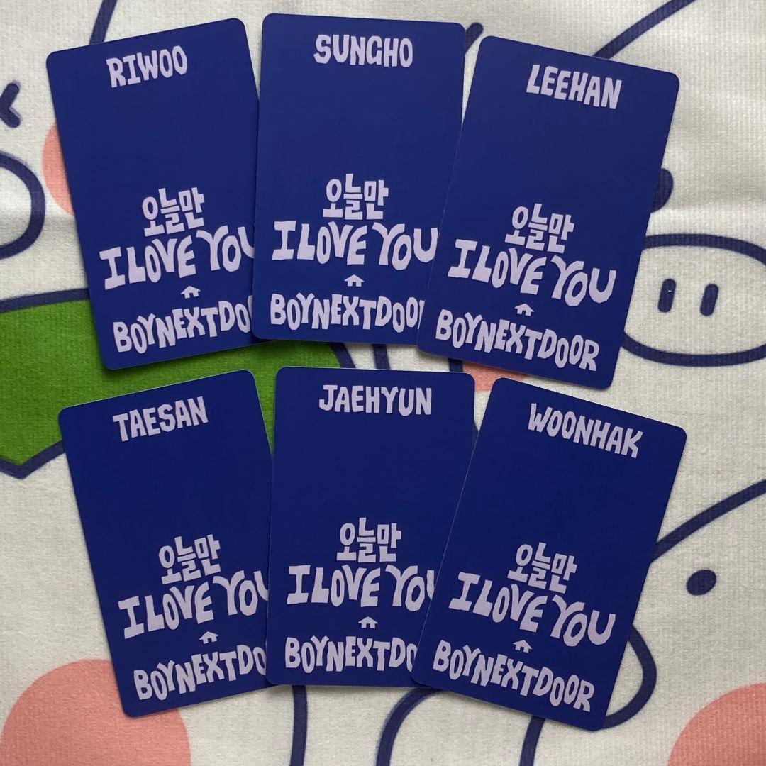 BOYNEXTDOOR LINE music ボネクド 当選品 トレカ全員6枚