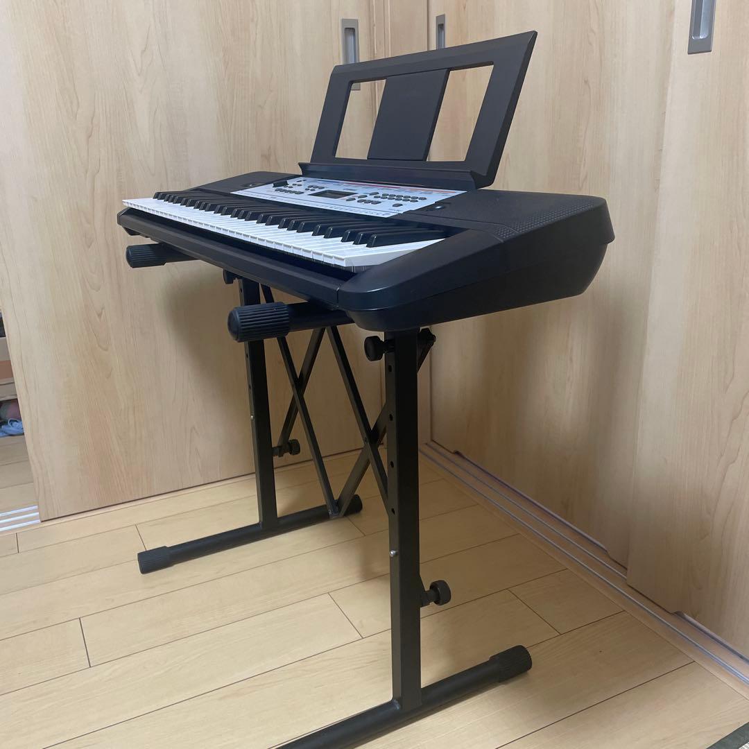Yamaha 61鍵キーボード　ヨーロッパ　ピアノス電子ピアノ　スタンドセット