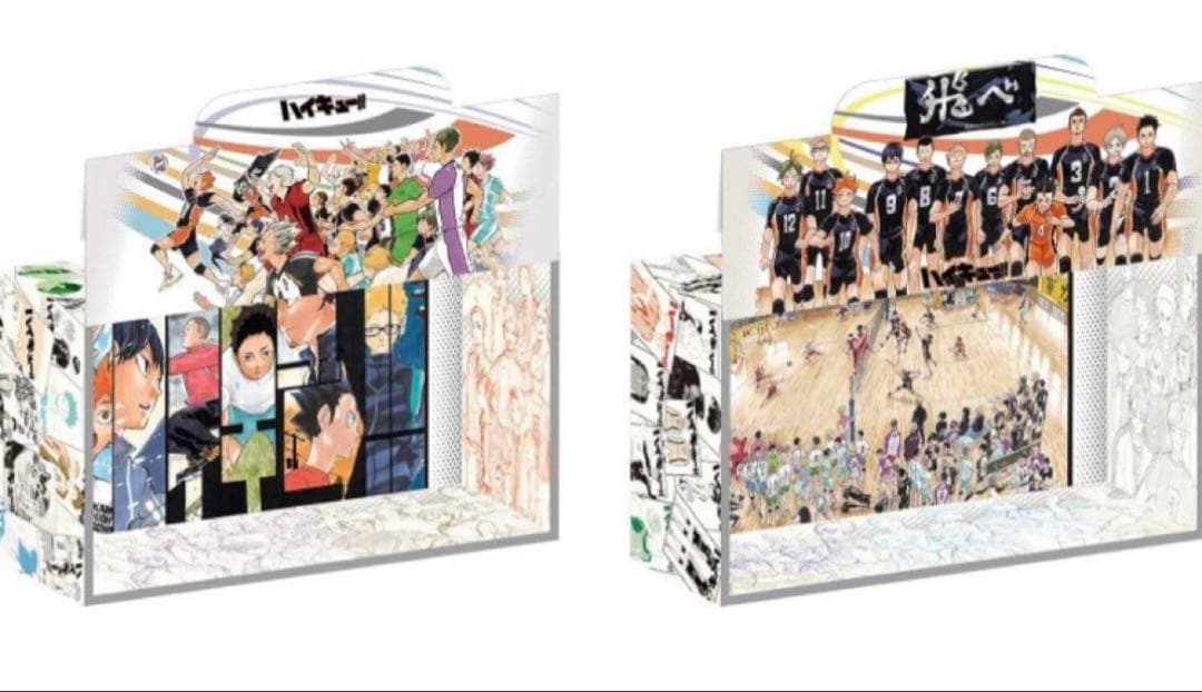 新品 ハイキュー ジャンプショップ　ジャンプコミックス収納BOX 特製しおり