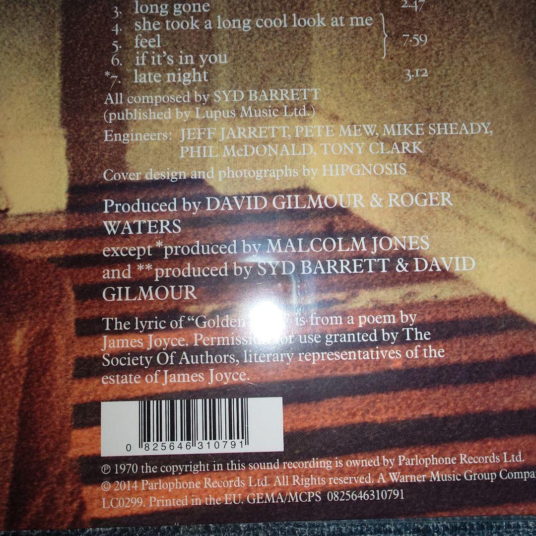 洋楽 Syd Barrett THE MADCAP LAUGHS BARRETT