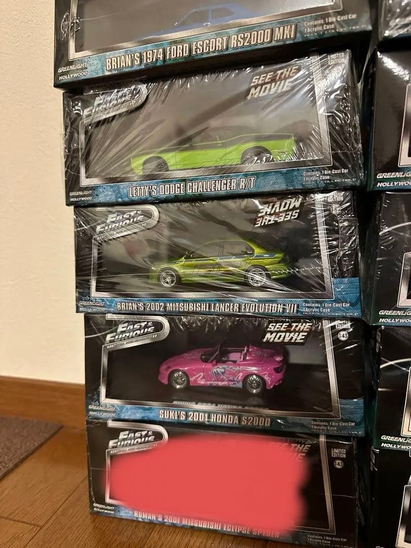 ワイルドスピード　25台　1/43 fast furious レア