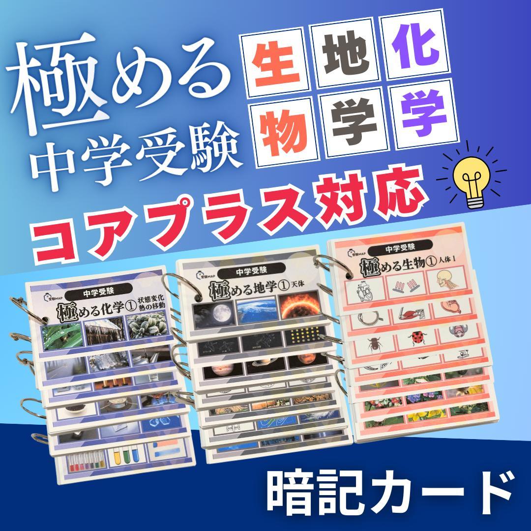 Chiii様 リクエスト 4点 まとめ商品　中学受験　暗記カード