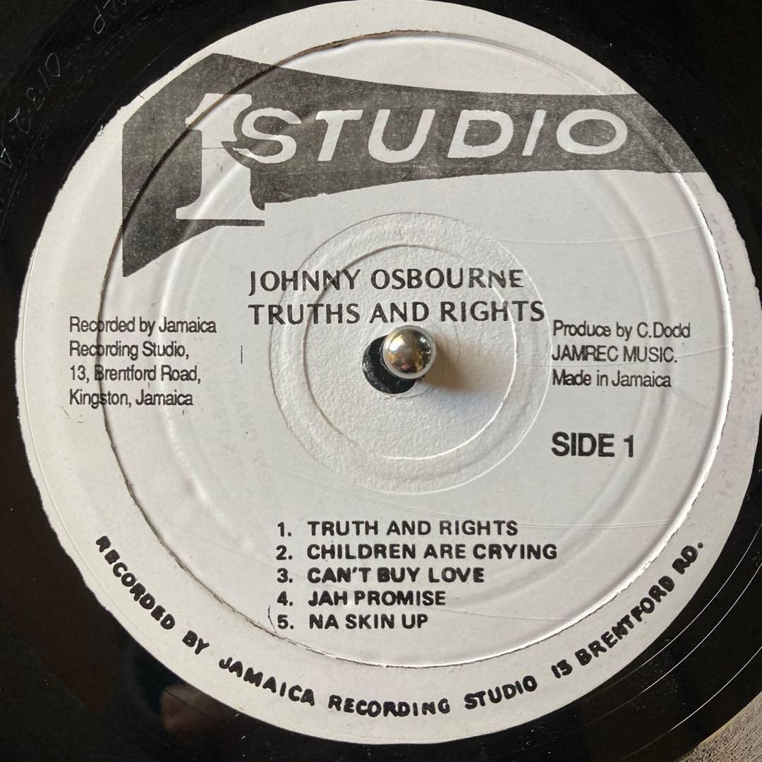 JOHNNY OSBOURNE - TRUTHS AND RIGHTS レゲエ