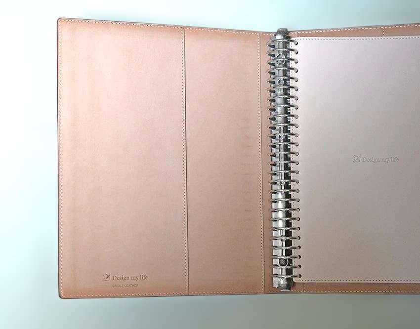 Design my life ブライドルレザー ルーズリーフバインダー B5