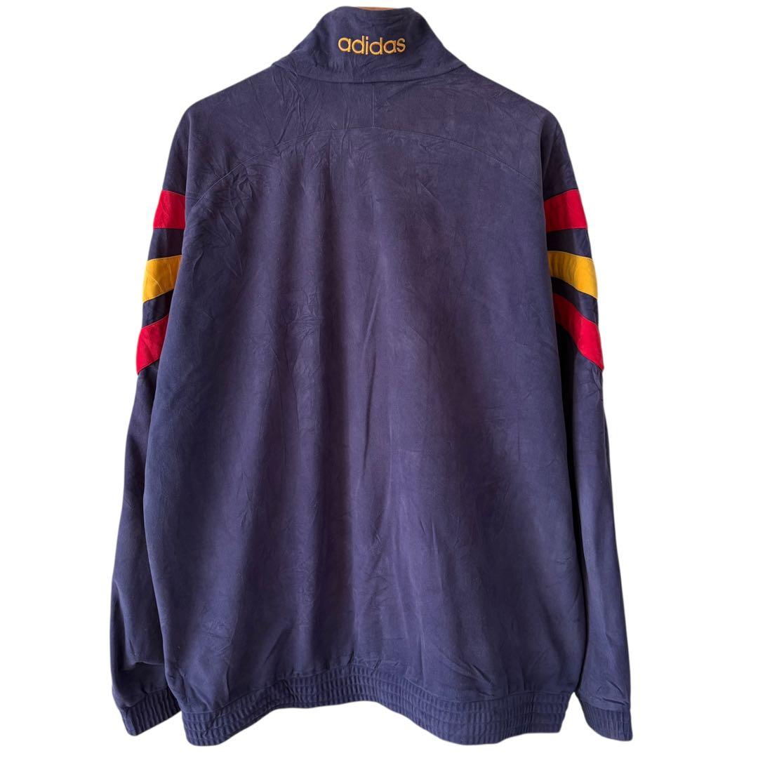 90s adidas サッカー スペイン代表 ベロアジャージ トラックジャケット