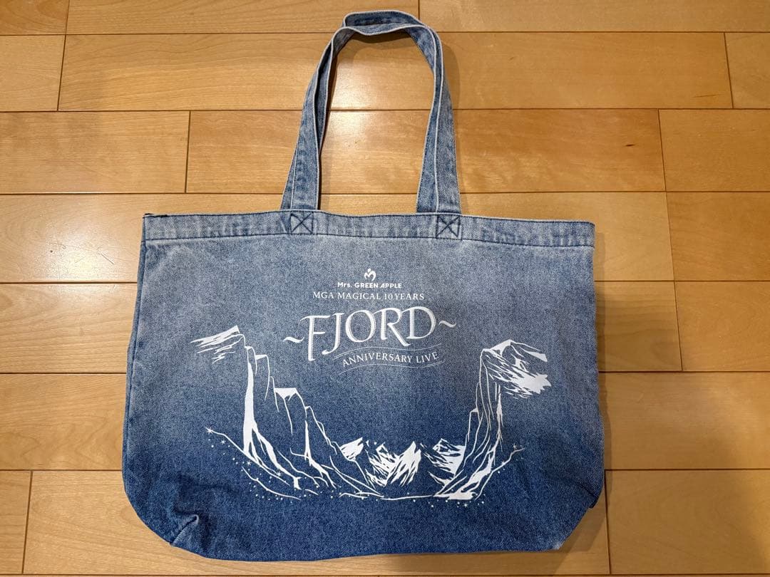 【Mrs.GREEN APPLE】FJORD デニムトートバッグ