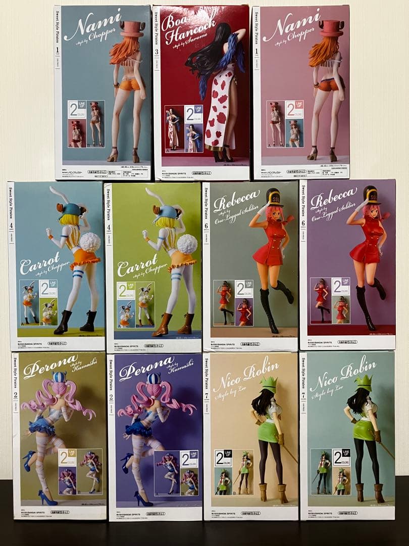 ワンピース フィギュア まとめ売りSweet Style Pirates 11体