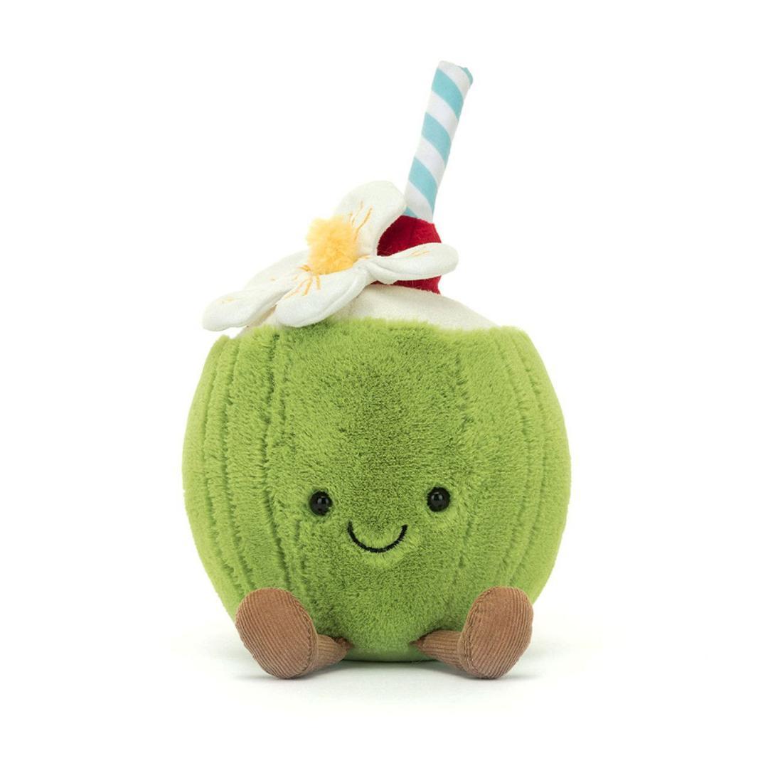 新品　ジェリーキャット　ココナッツジュース　ドリンク　ぬいぐるみ　ギフト袋付