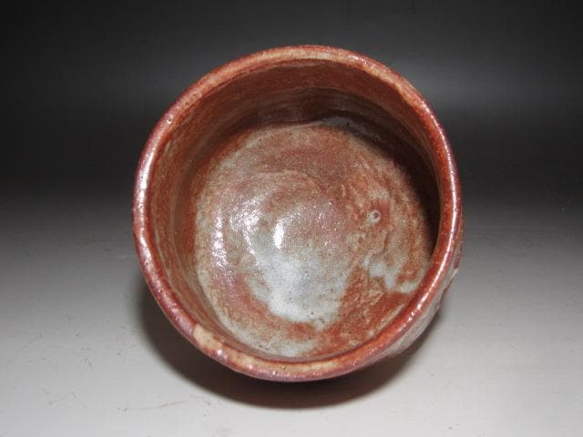 【セール】☆　加藤唐九郎　あけぼの志野茶碗　水野☆y445