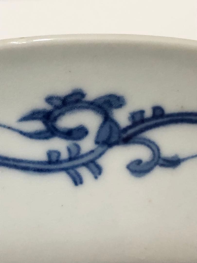 本日のみ最安値 江戸中期 古伊万里 元禄期 渦福 色絵菊花牡丹唐草文 中鉢