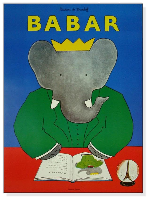 額装品/Babar 1990年/ジャン ド ブリュノフ