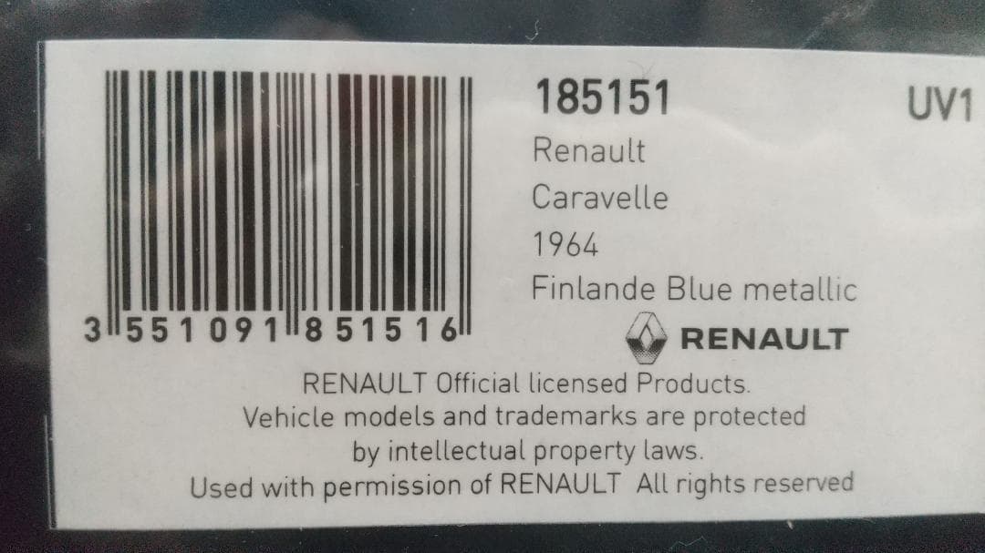NOREV 1/18 Renault Caravelle 1964 ミニカー