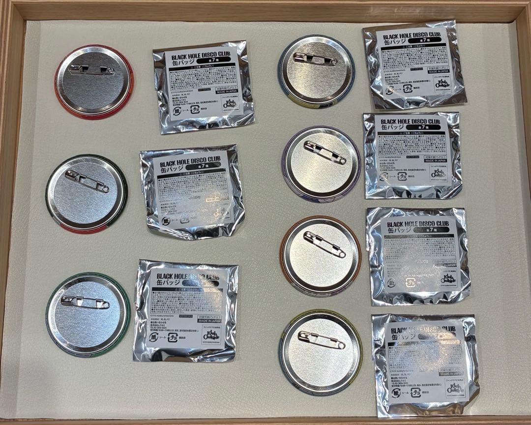 BLEACH BHDC DISCO ファンクラブ缶バッジ7種セット　ブリーチ